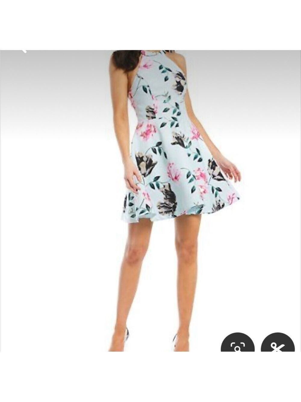 B. Darlin Floral Halter Dress Size 5/6